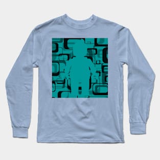 Retro Minifig Art Long Sleeve T-Shirt